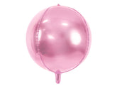 Globo de foil figuras redonda Rosa